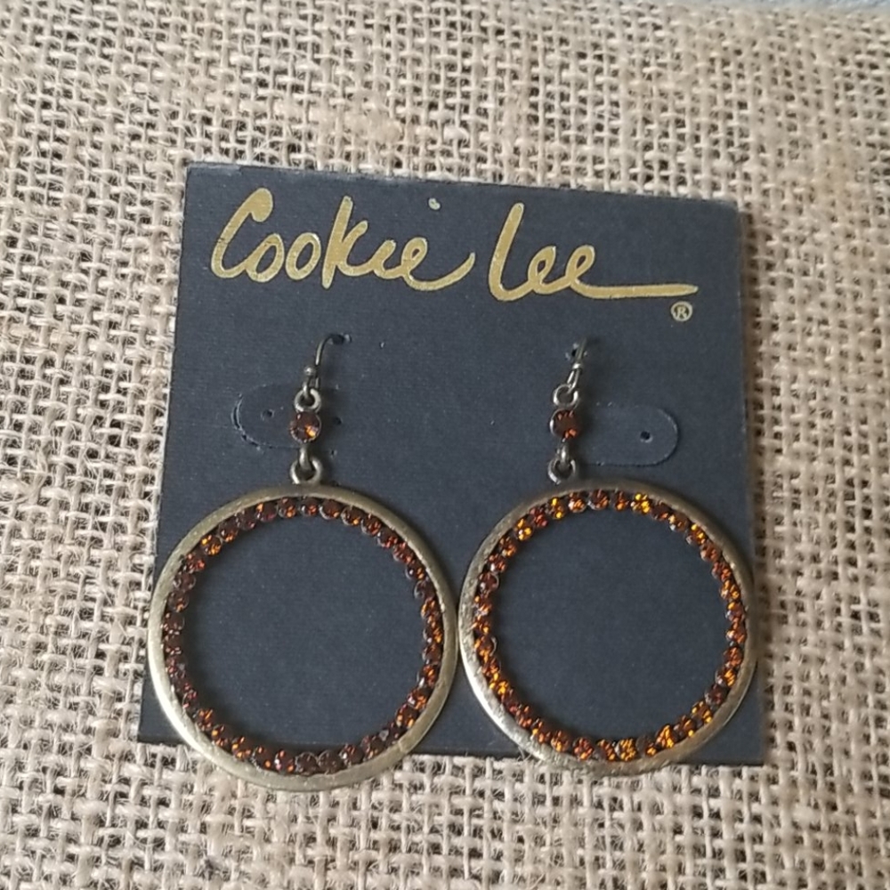 Cookie Lee crystal earrings